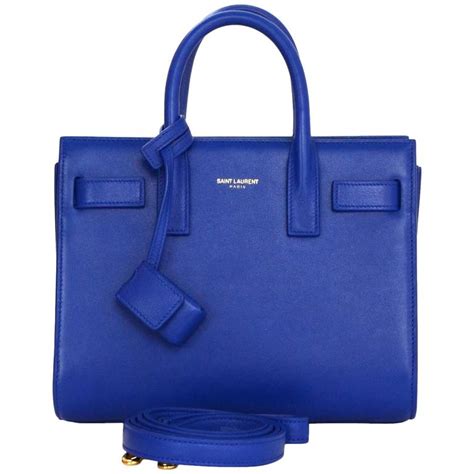 cobalt blue ysl bag|Saint Laurent Sac de Jour Nano Crossbody Bag, Cobalt Blue.